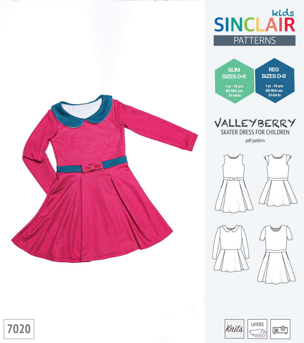 Valleyberry classic skater dress for children (pdf sewing pattern) – Sinclair Patterns valleyberry-classic-skater-dress-for-children-pdf-sewing-pattern-sinclair-patterns