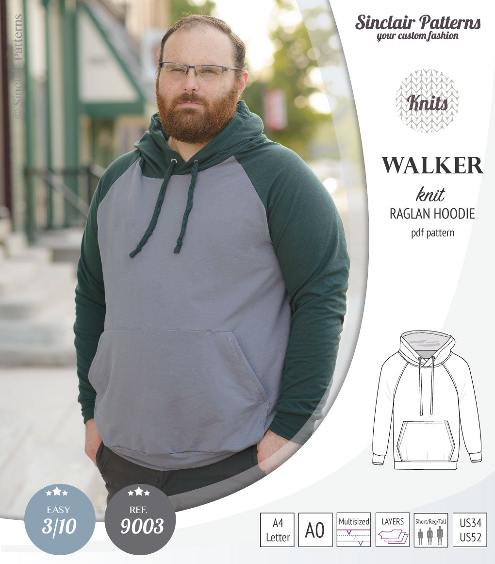 Mens raglan hoodie deals