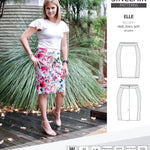 Pdf sewing pattern S1015 Elle panelled skirt Sinclair Patterns