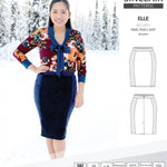 Pdf sewing pattern S1015 Elle panelled skirt Sinclair Patterns