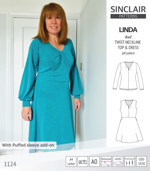 lengthen a dress with a band of fabric - see kate sew