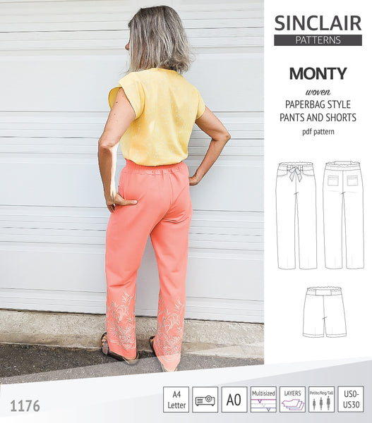 Paper bag trousers - Beige - Ladies | H&M IN