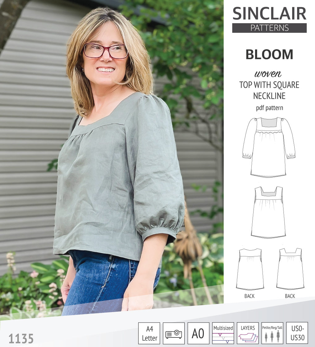 Sinclair Tuva Pattern Sinclair Patterns - pdf sewing patterns