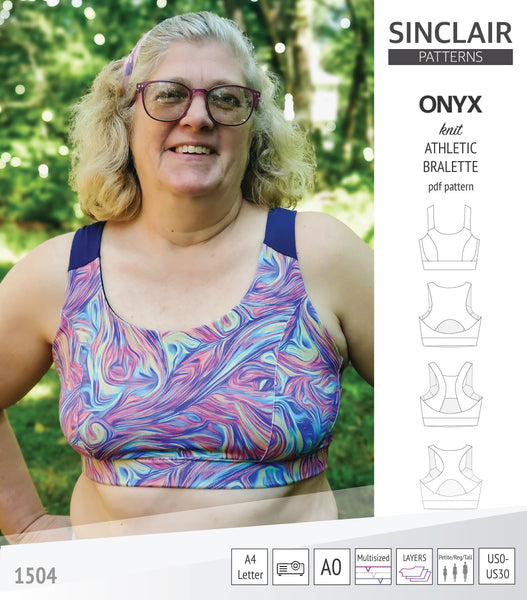 Onyx medium impact wireless athletic bralette (PDF) - Sinclair