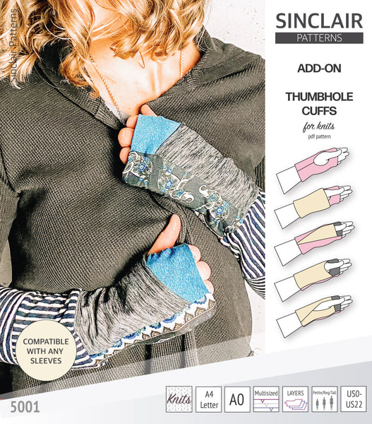 Thumbhole cuffs pack add on (PDF)