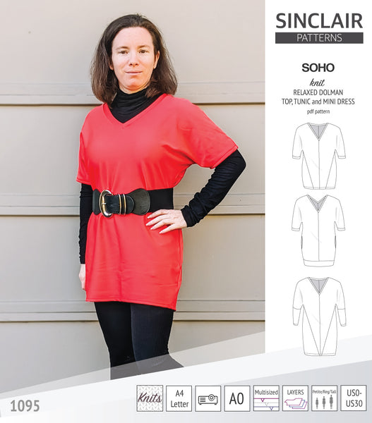 Dolman sleeve tunic top-FREE Pattern - SewGuide
