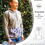 Sewing pattern pdf S9003 Walker knit raglan hoodie for men by Sinclair Patterns