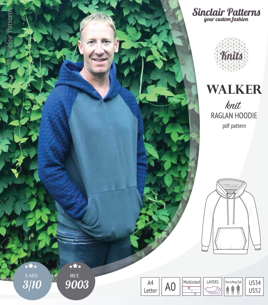 Mens raglan hoodie hotsell