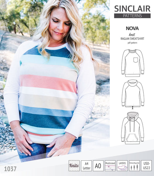 NEW! Caroline Raglan Tee and Tunic - Paper Pattern – The Makehouse Co-op