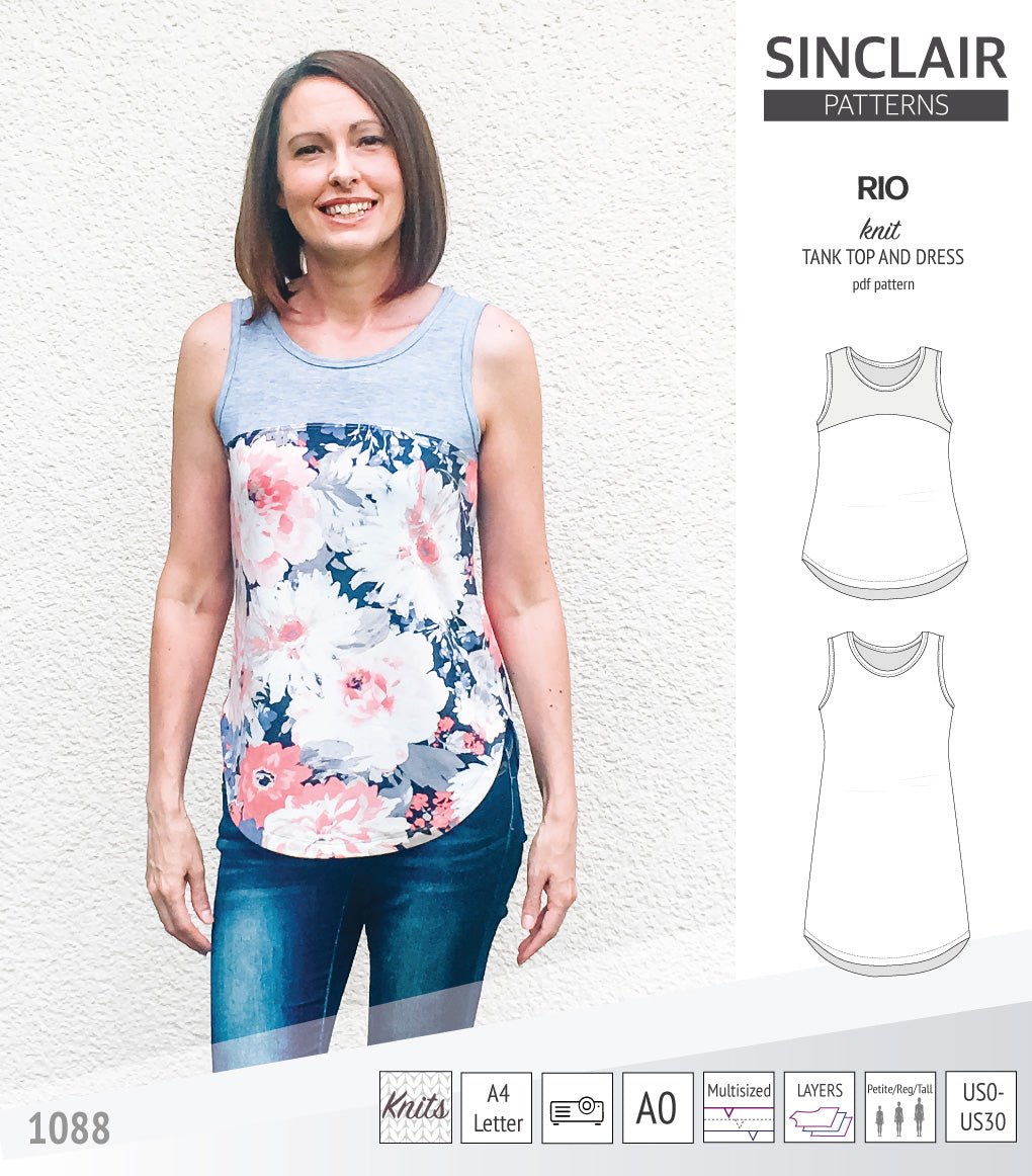 Rio knit top and dress (PDF) Rio knit top and dress (PDF)