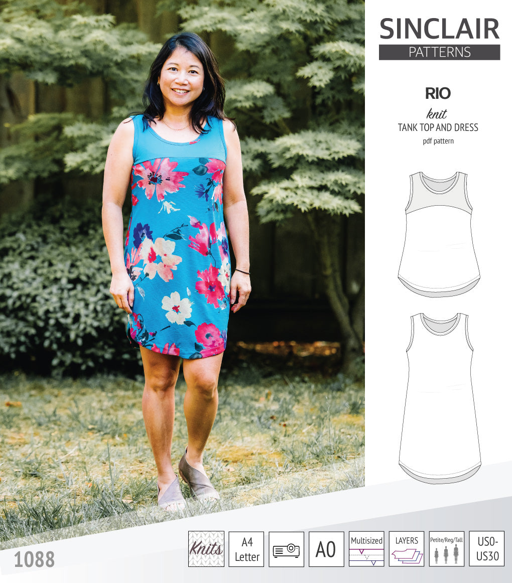 Rio knit top and dress (PDF) Rio knit top and dress (PDF)