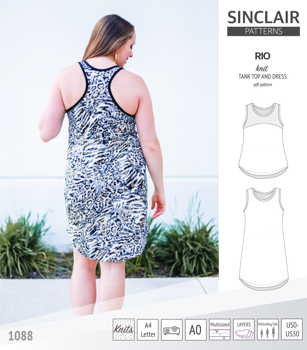 Rio knit top and dress (PDF) Rio knit top and dress (PDF)