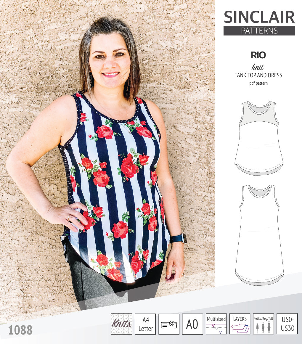 Rio knit top and dress (PDF) Rio knit top and dress (PDF)