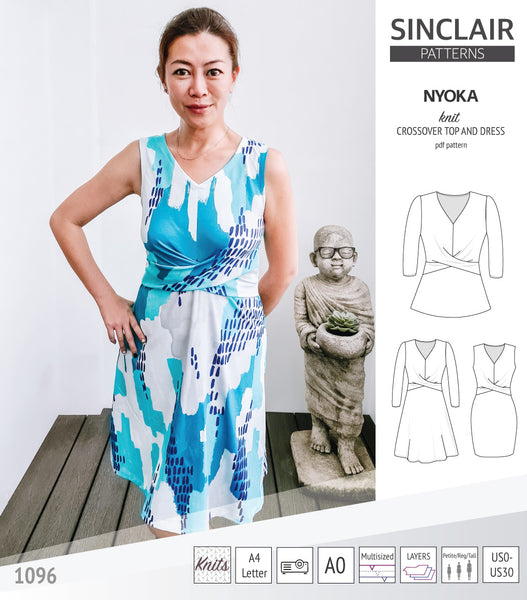 Deborah J Sews  The Surprisingly Perfect Nyoka Crossover Dress