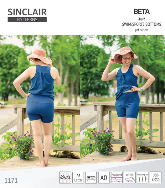 OLITA swimsuit 2-16 years PDF sewing pattern