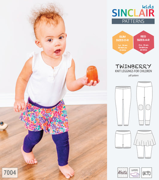 Audrey Collection - Girls Legging Sewing Pattern Graphic by carina2 ·  Creative Fabrica