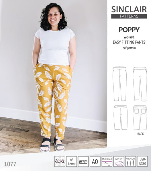 WOMEN'S JOGGER PANTS-sewing patternPDF