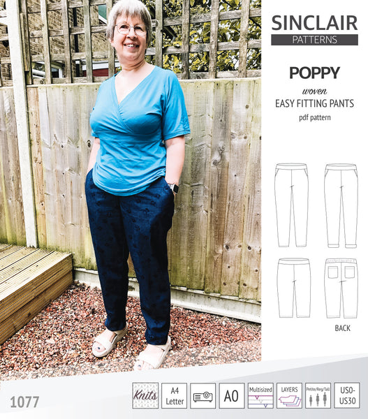34 Inch Waist Size PDF Patterns Download Available