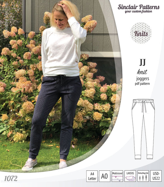 JJ knit classic joggers (PDF) - Sinclair Patterns