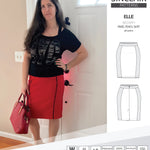 Pdf sewing pattern S1015 Elle panelled skirt Sinclair Patterns