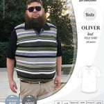 PDF sewing pattern Sinclair Patterns Classic shirt polo for men with collar or the hood