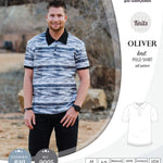 PDF sewing pattern Sinclair Patterns Classic shirt polo for men with collar or the hood
