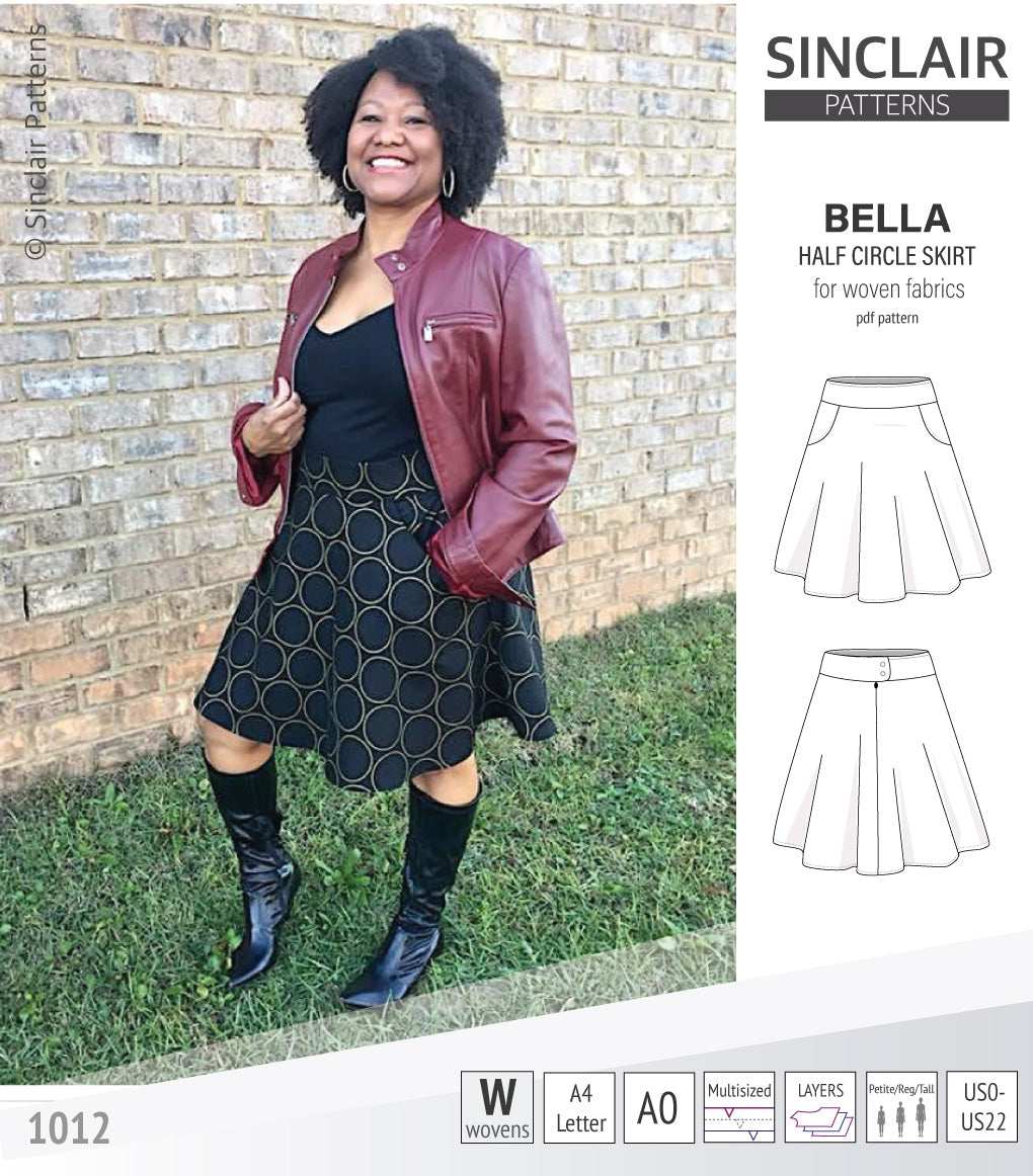 Layered circle skirt pattern online