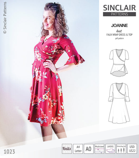 Sinclair Joanne Faux Wrap Dress & Top – Sew Beach Life