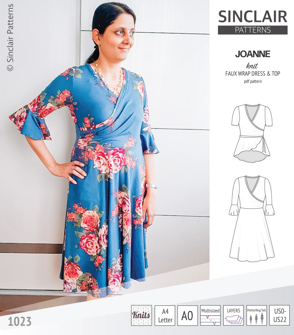dress patterns for ladies traditional Waterfall Dress