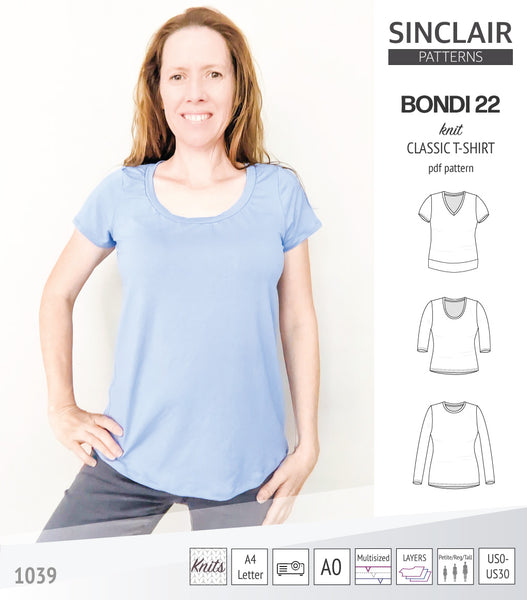 Classic T-shirt sewing pattern  Wardrobe By Me - We love sewing!