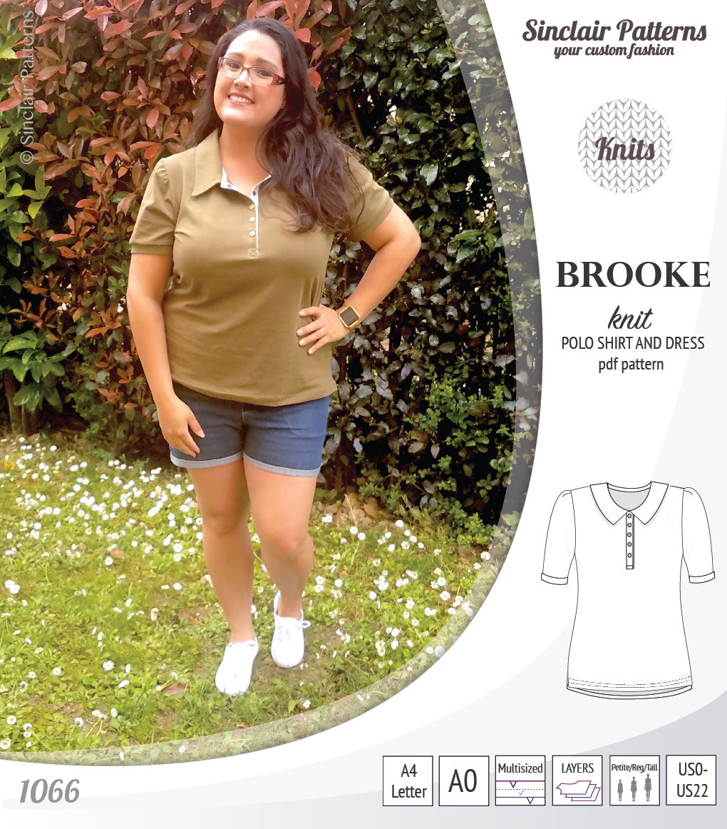 Pattern For Polo Womens Polo Shirt Sewing Pattern Sewing Pattern For A Women's Collared