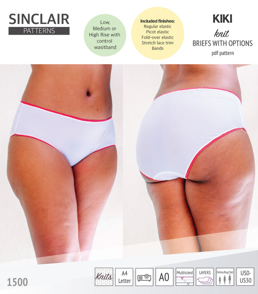 Castella Underwear PDF Sewing Pattern, Including Sizes 12 Months 14 Years,  Unisex Underwear Pattern, Knit Pattern 