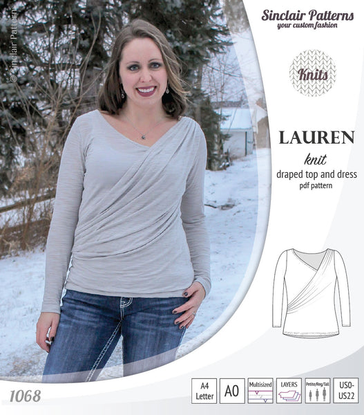Sinclair Patterns Lauren knit top – THORNBERRY