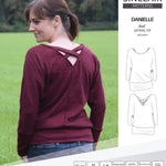 Sinclair Patterns S1041 Danielle batwing top, dolman top for women pdf sewing pattern