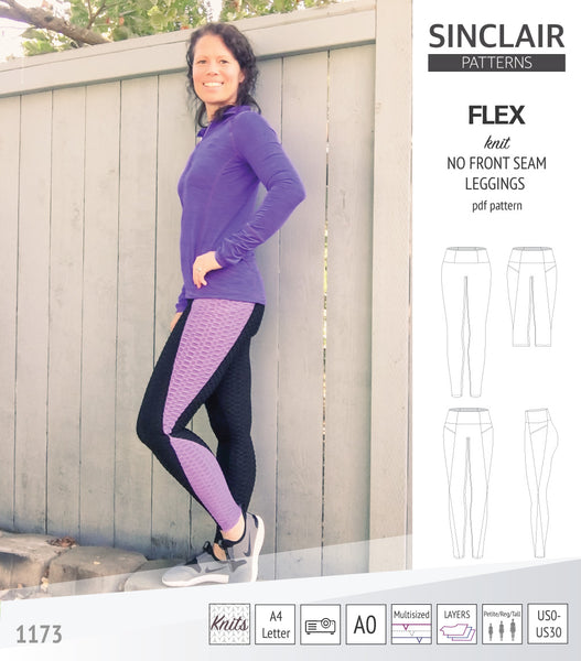 Flex no front seam leggings with colorblocking and pockets pdf