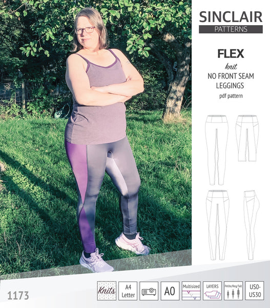 Legging Pants and Shorts Pattern. Women's PDF Printable and