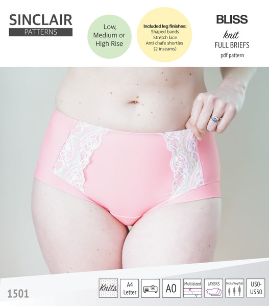 DIY panties tutorial (plus how to sew knits and how to attach elastic)