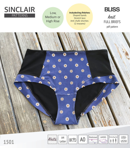 Thread Faction 202 Ladies Underwear Knickers Panties PDF Sewing Pattern Xxs  Xxl -  Canada